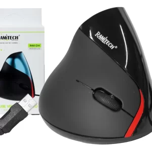 Mouse Vertical Ergonómico Oficina USB 5 Botones Óptico RAM-G14