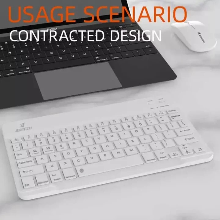 Combo Jertech Teclado + Mouse + Soporte de Celular CT3-01 - Imagen 2