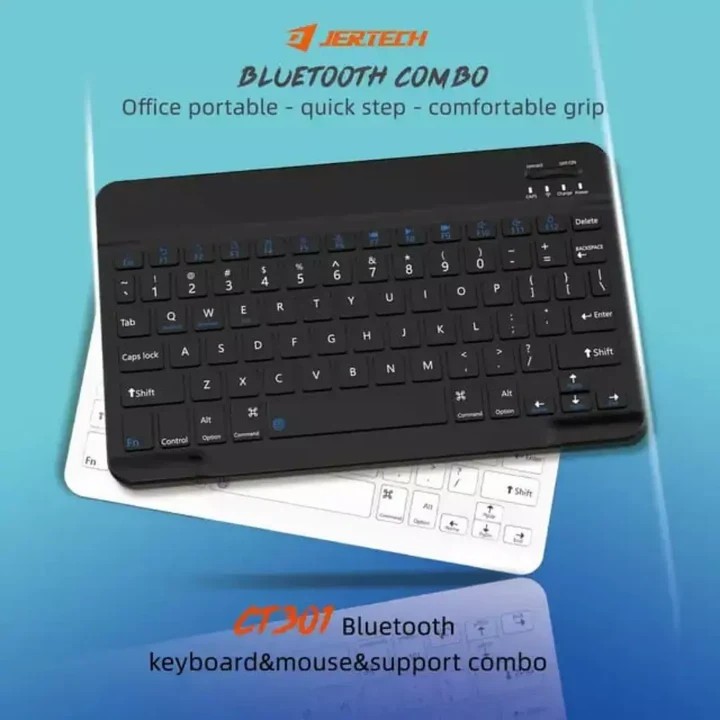 Combo Jertech Teclado + Mouse + Soporte de Celular CT3-01 - Imagen 7
