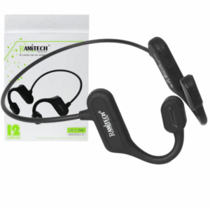 Audifonos De Conduccion Osea Con Bluetooth 12 Horas Negro RAM-W81